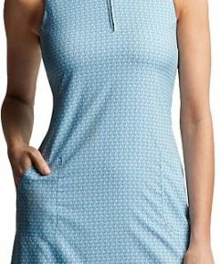 Peter Millar Women's Carner Sport Sleeveless Golf Dresses - Spritz Royalye