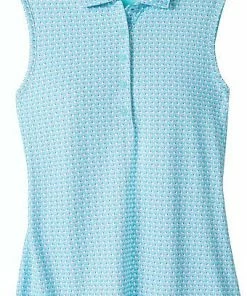 Peter Millar Women's Performance Sleeveless Golf Shirts - Spritz Royalye -Cheap Accessories Store LF22EK02S SPRZR