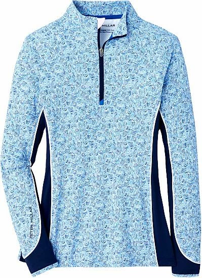 Peter Millar Women's Lightweight Sun Comfort Golf Base Layers - Blue Transfusions 4 Peter Millar Women's Lightweight Sun Comfort Golf Base Layers - Blue Transfusions - Image 4