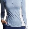 Peter Millar Women's Lightweight Sun Comfort Golf Base Layers - Cottage Blue Bullseye