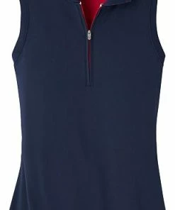 Peter Millar Women's Chrissie Sport Quarter-Zip Sleeveless Golf Shirts -Cheap Accessories Store LF22EK31 NRGE