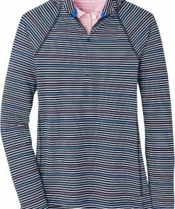 Peter Millar Women's Perth Raglan-Sleeve Metallic Stripe Quarter-Zip Golf Pullovers -Cheap Accessories Store LF22EK43C PINSN