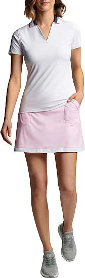 Peter Millar Women's Louise Eyelet Collar Drop-V Golf Shirts 4 Peter Millar Women's Louise Eyelet Collar Drop-V Golf Shirts - Image 4