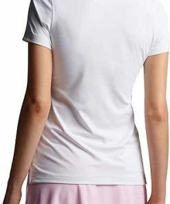 Peter Millar Women's Louise Eyelet Collar Drop-V Golf Shirts 8 Peter Millar Women's Louise Eyelet Collar Drop-V Golf Shirts -Cheap Accessories Store LF22EK64 WHT ALT B CF