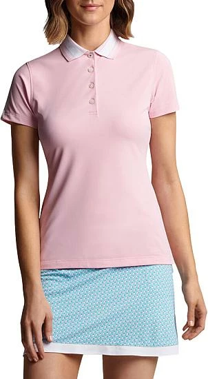 Peter Millar Women's Hicks Stripe Collar Sport Mesh Golf Shirts 1 Peter Millar Women's Hicks Stripe Collar Sport Mesh Golf Shirts