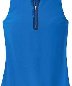 Peter Millar Women's Carner Quarter-Zip Sleeveless Golf Shirts -Cheap Accessories Store LF22EK67S BLBRD