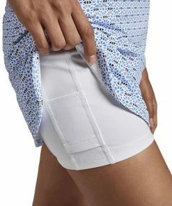 Peter Millar Women's Performance Alice Petal Hem Mosaic Golf Skorts -Cheap Accessories Store LS22EB20 BMM ALT Z