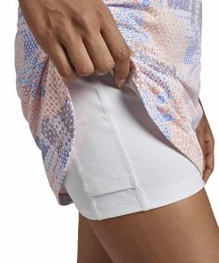 Peter Millar Women's Performance Alice Petal Hem Patchwork Golf Skorts -Cheap Accessories Store LS22EB20 SPTCH ALT Z