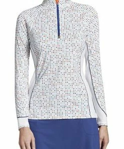 Peter Millar Women's Lightweight Sun Mid Century Comfort Golf Base Layers