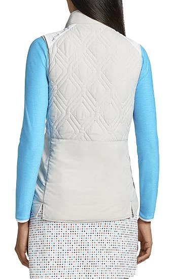 Peter Millar Women's Lizzie Hybrid Quilted Full-Zip Golf Vests 2 Peter Millar Women's Lizzie Hybrid Quilted Full-Zip Golf Vests - Image 2