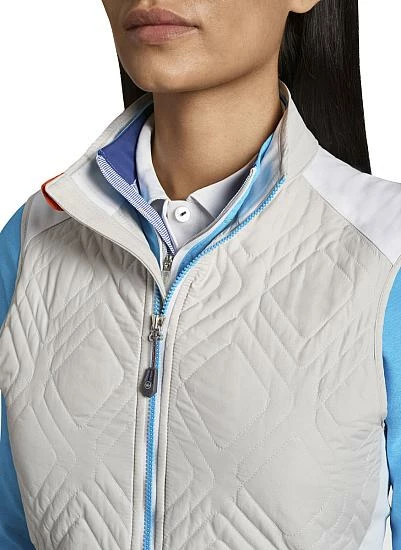 Peter Millar Women's Lizzie Hybrid Quilted Full-Zip Golf Vests 5 Peter Millar Women's Lizzie Hybrid Quilted Full-Zip Golf Vests - Image 5