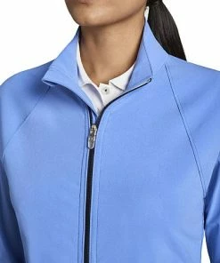 Peter Millar Women's Jameson Flex Adapt Full-Zip Golf Jackets -Cheap Accessories Store LS22EZ12 BLUMR ALT D