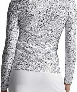 Peter Millar Women's Lightweight Sun Golf Base Layers - Silver Martinis -Cheap Accessories Store LS23EK09 SMTNI ALT B CF