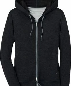 Peter Millar Women's Maven Performance Hooded Full-Zip Golf Jackets -Cheap Accessories Store LS23EK19 BLK