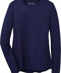 Peter Millar Women's Lunar Embossed Performance Long-Sleeve T-Shirts 6 Peter Millar Women's Lunar Embossed Performance Long-Sleeve T-Shirts -Cheap Accessories Store LS23EK302 SLTHN