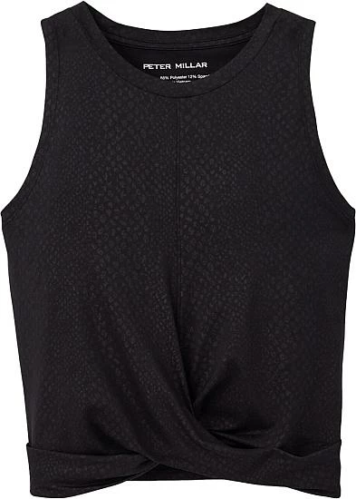 Peter Millar Women's Lunar Twist Hem Cropped Sleeveless T-Shirts 3 Peter Millar Women's Lunar Twist Hem Cropped Sleeveless T-Shirts - Image 3