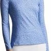 Peter Millar Women's Perth Raglan-Sleeve Quarter-Zip Golf Pullovers - Blue English Floral