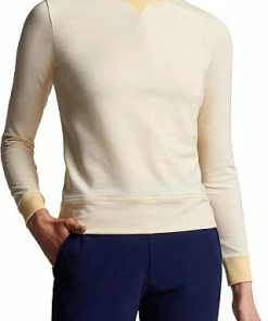 Peter Millar Women's Birdie Sugar Stripe Sport Golf Pullovers