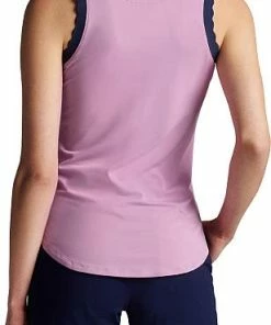 Peter Millar Women's Opal Stretch Jersey Sleeveless Golf Shirts -Cheap Accessories Store LS23EK63 LVFN ALT B CF