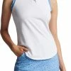 Peter Millar Women's Opal Stretch Jersey Sleeveless Golf Shirts