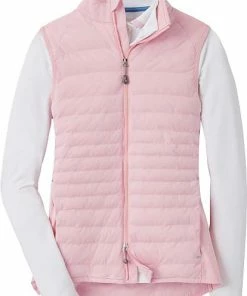 Peter Millar Women's Fuse Hybrid Full-Zip Golf Vests -Cheap Accessories Store LS23EZ07 PALMP