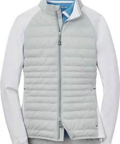 Peter Millar Women's Merge Hybrid Full-Zip Golf Jackets -Cheap Accessories Store LS23EZ08 BRWH
