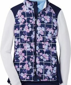Peter Millar Women's Merge Hybrid Full-Zip Golf Jackets - Picnic Floral 7 Peter Millar Women's Merge Hybrid Full-Zip Golf Jackets - Picnic Floral -Cheap Accessories Store LS23EZ08 NPFW