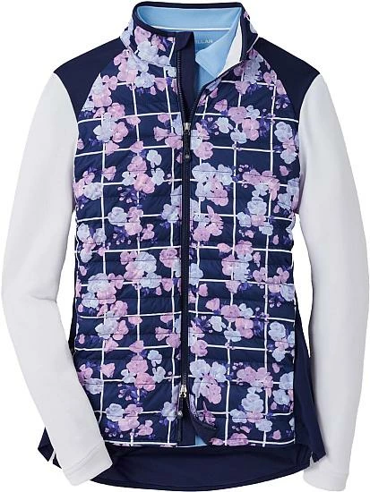 Peter Millar Women's Merge Hybrid Full-Zip Golf Jackets - Picnic Floral 3 Peter Millar Women's Merge Hybrid Full-Zip Golf Jackets - Picnic Floral - Image 3