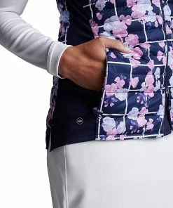 Peter Millar Women's Merge Hybrid Full-Zip Golf Jackets - Picnic Floral 9 Peter Millar Women's Merge Hybrid Full-Zip Golf Jackets - Picnic Floral -Cheap Accessories Store LS23EZ08 NPFW ALT E