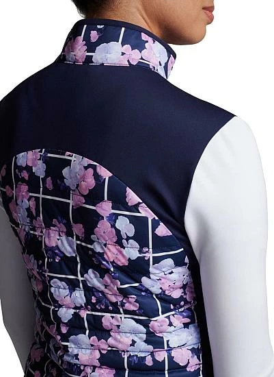 Peter Millar Women's Merge Hybrid Full-Zip Golf Jackets - Picnic Floral 4 Peter Millar Women's Merge Hybrid Full-Zip Golf Jackets - Picnic Floral - Image 4