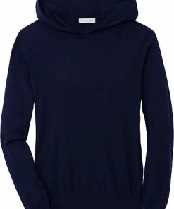 Peter Millar Women's Excursionist Flex Popover Casual Hoodies -Cheap Accessories Store LS23S03 NAV