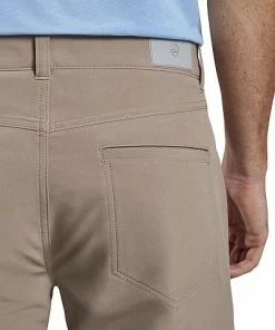 Peter Millar Crown Crafted Kirk Five-Pocket Performance Golf Pants - Tour Fit -Cheap Accessories Store MA21EB510FB DARG ALT Z