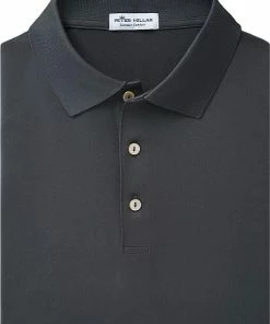 Peter Millar Solid Performance Knit Collar Golf Shirts 11 Peter Millar Solid Performance Knit Collar Golf Shirts -Cheap Accessories Store ME0EK01 IRON 3