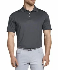 Peter Millar Solid Performance Knit Collar Golf Shirts 8 Peter Millar Solid Performance Knit Collar Golf Shirts -Cheap Accessories Store ME0EK01 IRON ALT A CF