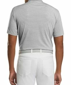 Peter Millar Hales Stripe Stretch Jersey Golf Shirts -Cheap Accessories Store ME0EK03S IRON life2
