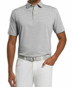 Peter Millar Hales Stripe Stretch Jersey Golf Shirts -Cheap Accessories Store ME0EK03S IRON life3