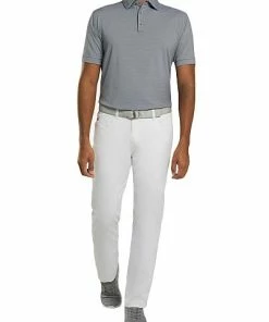 Peter Millar Jubilee Stripe Stretch Jersey Golf Shirts -Cheap Accessories Store ME0EK11S BLK life2