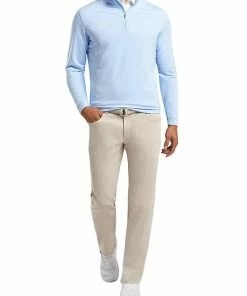 Peter Millar Perth Stretch Loop Terry Mini Stripe Quarter-Zip Golf Pullovers -Cheap Accessories Store ME0EK40E COTT life2