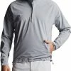 Peter Millar Shield Half-Zip Golf Rain Pullovers