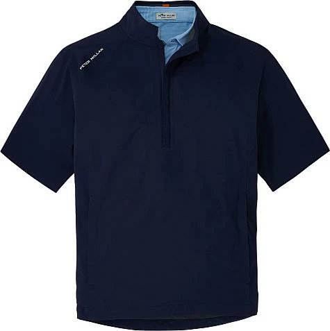 Peter Millar Shield Short Sleeve Half-Zip Golf Rain Shirts 1 Peter Millar Shield Short Sleeve Half-Zip Golf Rain Shirts