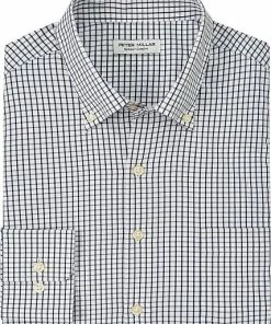 Peter Millar Hanford Performance Twill Sport Woven Button-Downs -Cheap Accessories Store ME0W41LTBP NAV