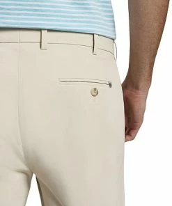 Peter Millar Crown Crafted Stealth Performance Stretch Flat Front Golf Pants - Tour Fit -Cheap Accessories Store MF21EB500FB BCRM life4