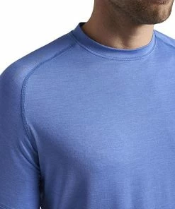 Peter Millar Apollo Performance Casual T-Shirts -Cheap Accessories Store MF21EK300 TRBLU ALT C