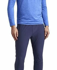 Peter Millar Maven Performance Quarter-Zip Casual Pullovers -Cheap Accessories Store MF21EK340 TRBLU ALT A