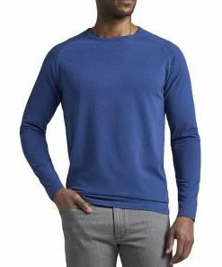 Peter Millar Lava Wash Jersey Long Sleeve Casual T-Shirts