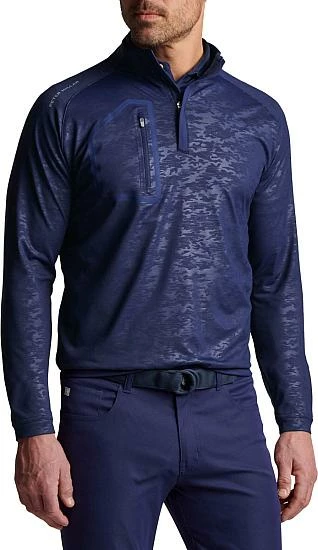 Peter Millar Forge Camo Performance Quarter-Zip Golf Pullovers 1 Peter Millar Forge Camo Performance Quarter-Zip Golf Pullovers