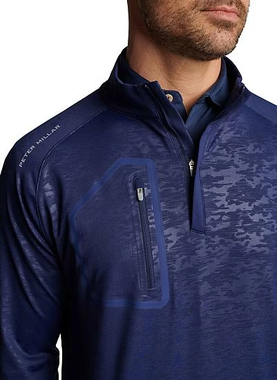 Peter Millar Forge Camo Performance Quarter-Zip Golf Pullovers 4 Peter Millar Forge Camo Performance Quarter-Zip Golf Pullovers - Image 4