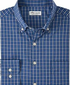 Peter Millar Tadley Performance Twill Sport Woven Button-Downs -Cheap Accessories Store MF22EW05BL ATL
