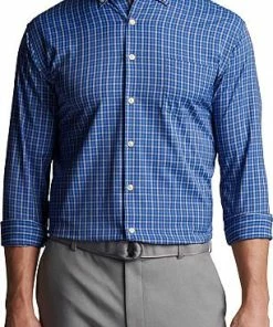 Peter Millar Tadley Performance Twill Sport Woven Button-Downs
