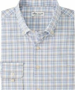 Peter Millar Saltwood Performance Poplin Sport Woven Button-Downs -Cheap Accessories Store MF22EW08BL NAV